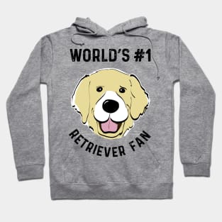 No 1 Golden Retriever Fan Retriever Dog Fan Hoodie